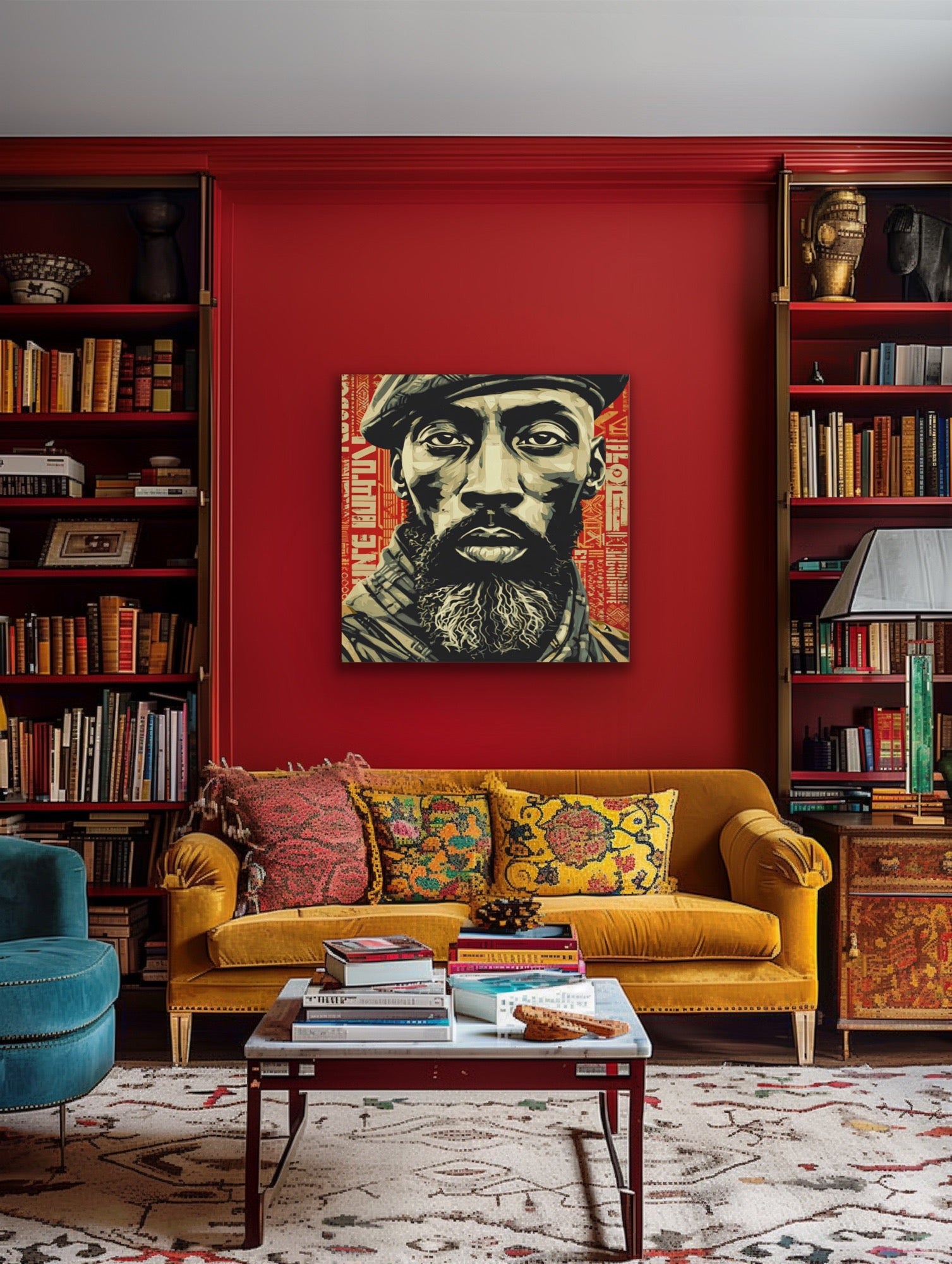 Afro Celt with Beret